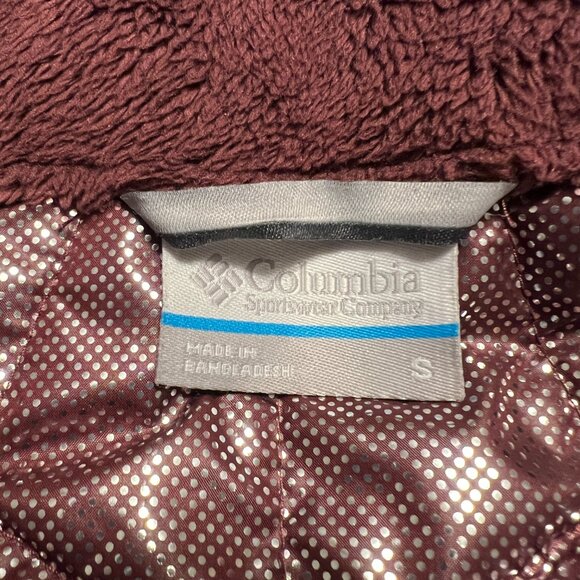 NWOT Women’s Columbia Heavenly Omni Heat Burgundy Jacket Size Smalll - Picture 5 of 6